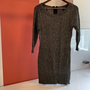 Maternity sweater dress